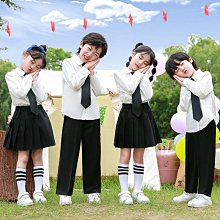 兒童大合唱表演出服啦啦隊舞蹈男女童套裝主持人朗誦禮服班服校服 價格比較,價格查詢,歷史價格詳細信息