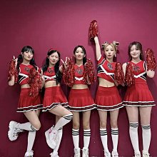 學生拉拉隊演出服韓版啦啦隊服裝女啦啦套裝女團舞蹈爵士表演服 歷史價格詳細信息