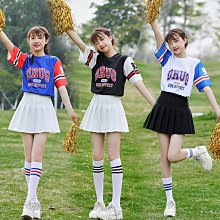 女孩爵士舞服裝韓版闊腿褲高腰露臍套裝街舞jazz舞臺走秀演出服潮 歷史價格詳細信息