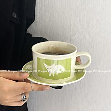 芬蘭中古咖啡杯碟手繪玫瑰拿鐵杯高顏值下午茶具杯子復古馬克水杯18828 歷史價格詳細信息