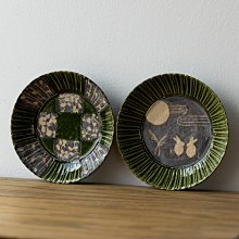 現貨 復古點心果盤托盤陶瓷高腳中式茶點盤茶具茶道日式水果堅果碟 歷史價格詳細信息