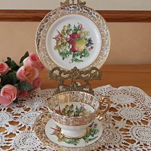 《風雅頌西洋古物》Queen Anne 1959年+雙色玫瑰綠白杯盤三件組 歷史價格詳細信息
