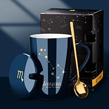 陶瓷杯子帶蓋贈勺子創意個性潮流辦公室骨瓷馬克杯早餐杯大容量-沐陽家居 歷史價格詳細信息
