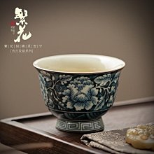 汝窯茶杯 鴻樓 汝窯 淡綠色茶杯 小茶杯 功夫茶杯 聞香杯 薄胎小茶杯 約 50 ml  -6 杯合售 歷史價格詳細信息