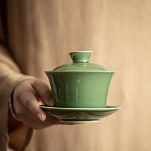 青瓷蓋碗茶杯大號單個三才龍泉功夫茶具陶瓷復古敬泡茶碗中式家用 歷史價格詳細信息