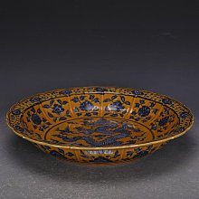 大明宣德青花青花龍紋盤古董古玩仿古瓷器包老保真老物件陶瓷擺件 歷史價格詳細信息