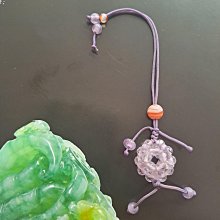 天然水晶吊飾 手機包包吊飾 鑰匙圈 _紫玉晶 歷史價格詳細信息