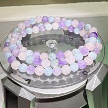 粉水晶文玩手串女冰種海藍寶貔貅芙蓉石手鏈鑲嵌綠鬆石送女友玉壺緣 歷史價格詳細信息