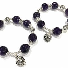 『純天然水晶量販』天然紫水晶三輪骨幹戒指~名牌款式(花朵形)超亮眼~附禮盒 歷史價格詳細信息