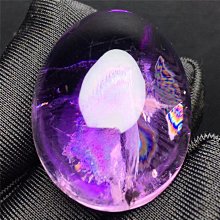 天然超七紫髮晶吊墜（極品-全包裹流動水膽）22.5*21.5mm 此物屬高檔商品 售出不退換 歷史價格詳細信息