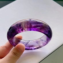 ❤妙玉生花優品購❤寬版純天然茶水晶手鐲，精緻工藝精湛，晶體通透如水，內徑58.5，寬19，厚11.3mm 歷史價格詳細信息