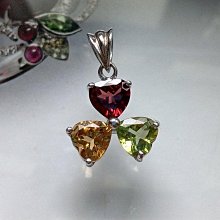 【出清特價】胸墜-頂級天然水晶-黃水晶 紫水晶 綠橄欖石-銀K~長寬28*13mm~聚財 增加財運(2505盒7) 歷史價格詳細信息