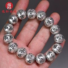 藏銀復古手工手鍊吊墜吉祥如意長命吉言吊牌苗銀隔片招財納福掛件 歷史價格詳細信息