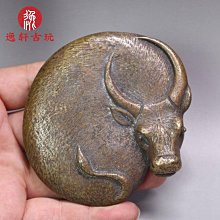 純黃銅牛轉乾坤掛件生肖鑰匙扣汽車高檔男士牛的吉祥物吊墜掛飾品 歷史價格詳細信息