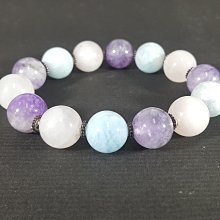 紫水晶手鍊12mm轉運石、紫氣東來、招財旺運，重40.7g 歷史價格詳細信息