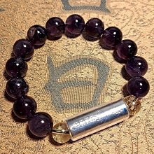 紫水晶手鍊12mm轉運石、紫氣東來、招財旺運，重40.7g 歷史價格詳細信息