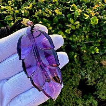 #紫水晶306#天然紫水晶原礦打磨水晶權仗，所見即所得，尺寸約2.3*12.1cm不計成5 水晶 擺件 文玩 二手【紫竹齋】5 歷史價格詳細信息