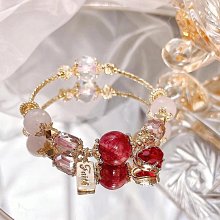 瑪瑙 紫紅 丹泉石 梅花碧璽 紅碧玉 大紅大紫 大寶石 手鍊 單品 歷史價格詳細信息