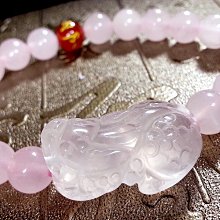 嫃藏閣~開光天然 粉晶 粉玉髓 雙貔貅10mm 招財開運轉運 手鍊 旺桃花 增異性緣 旺事業 促進生意興旺 禮物附開光證 歷史價格詳細信息