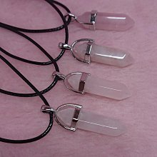 項鍊 靈擺占蔔吊墜能量石天然水晶項鍊灰月光紫粉白黃藍砂黑曜石六芒星雲吞  露天市集  全台最大的網路購物市集 歷史價格詳細信息