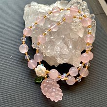 芙蓉晶 粉晶 吊墜 吊飾 玫瑰金 鑲嵌 天然 ❤水晶玉石特賣#B247-2 歷史價格詳細信息