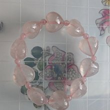 粉水晶心形手機鏈，粉水晶包掛，粉水晶裝飾物，品相如圖所示，小22930 歷史價格詳細信息