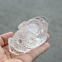 【明威水晶】白水晶觀音墬___淨重: 18.5公克___立體精雕系列 NO.3-讚好運 歷史價格詳細信息