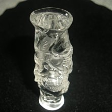 【濤晶茗緣】高檔稀有透亮激光料白水晶精雕蓮華生大士 歷史價格詳細信息