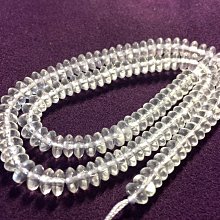 ///晶御飾品///串珠材料DIY~天然白水晶鑽切4mm條珠串 歷史價格詳細信息