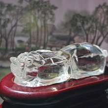 《晶華》白水晶 貔貅 招財 擺件  01I15 歷史價格詳細信息