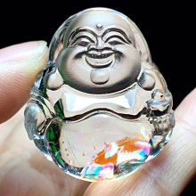 天然鈦晶彌勒佛吊墜 雕工精湛 全淨體，顏色金黃，面相祥和，佛佑有緣人，心中有佛，萬事皆順！52x33x8.5mm 此物屬高檔商品 售出不退換 歷史價格詳細信息