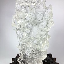 天然白水晶內雕觀音平安無事牌吊墜，規格60*41*10mm 重 68.2克 水晶 擺件 文玩 二手【紫竹齋】967 歷史價格詳細信息
