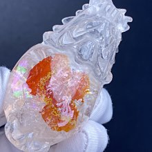 天然碧璽吊墜，晶體干凈。規格：23*19*5mm 重：4.4 歷史價格詳細信息