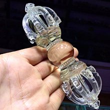天然黃水晶金剛杵  把玩收藏件 四面雕刻  規格123*26mm 74g 水晶 擺件 文玩 二手【紫竹齋】963 歷史價格詳細信息