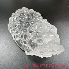 白水晶貔貅擺件 招財納福 透明磨砂可選~善緣堂 歷史價格詳細信息