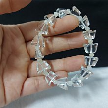 『玲玲水晶藝品』白水晶盤珠設計款手串  手圍15.5圍   鎮宅、避邪、聚福氣   優惠價！！ 歷史價格詳細信息