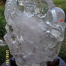 ＊～聚寶窩～＊(帶綠幽)骨幹晶柱雕刻(雙龍搶珠) (重23.5kg高46cm寬30cm厚19cm)附底座 歷史價格詳細信息