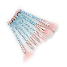 化妝工具藍色妖姬化妝刷套裝軟毛新手化妝工具全套眼影刷散粉刷正品禮盒裝 歷史價格詳細信息