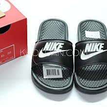 NIKE BENASSI 343880-090 台灣公司貨 nike拖鞋 黑底白字 基本款 必備 百搭 歷史價格詳細信息