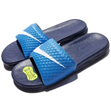 nike 705474-402 藍&times;白 BENASSI SOLARSOFT 運動拖鞋【特價699元，免運費】708N 歷史價格詳細信息