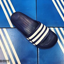 Adidas Duramo Slide [G14309] 男女 運動 涼鞋 拖鞋 休閒 舒適 輕量 藍 白 愛迪達 歷史價格詳細信息