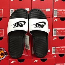 Nike 拖鞋 Benassi JDI  白 黑 男女款 343880-100 【ACS】 歷史價格詳細信息
