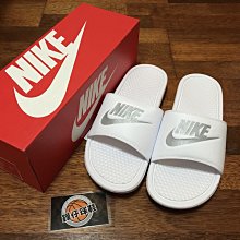 NIKE BENASSI 343880-090 台灣公司貨 nike拖鞋 黑底白字 基本款 必備 百搭 歷史價格詳細信息