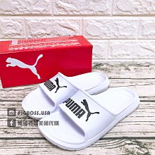 【PUMA】拖鞋 涼拖鞋 運動 休閒 男 女 Cool Cat 2.0 白黑藍綠米 魔鬼氈(38908103 38911206) 歷史價格詳細信息