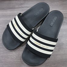 Adidas Adilette Comfort GW5966 男女 涼拖鞋 運動 休閒 雨天 泳池 海灘 舒適 黑米 歷史價格詳細信息