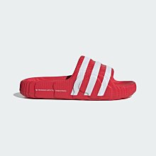Adidas Adilette 22 IG9259 男女 涼拖鞋 運動 休閒 日常 居家 逛街 舒適 環保 紅白 歷史價格詳細信息