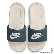 Nike Victori One Slide [CN9675-403] 男 涼拖鞋 運動 休閒 輕便 簡約 白 湖水綠 歷史價格詳細信息