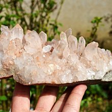 兆鑫生活館-天然白水晶/原石/水晶柱/亮皮水晶/晶簇/擺件/378g 歷史價格詳細信息
