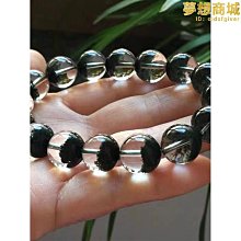 天然巴西綠幽靈手鍊聚寶盆水晶手串男士珠子情侶手鍊生日禮物男女選免運 歷史價格詳細信息