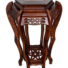 台北二手家具 泰山宏品二手家具館GT1221BJ6*全新雞翅木二層一抽花架*全新雞翅木家具買賣 花架 電話架 二手家具 歷史價格詳細信息